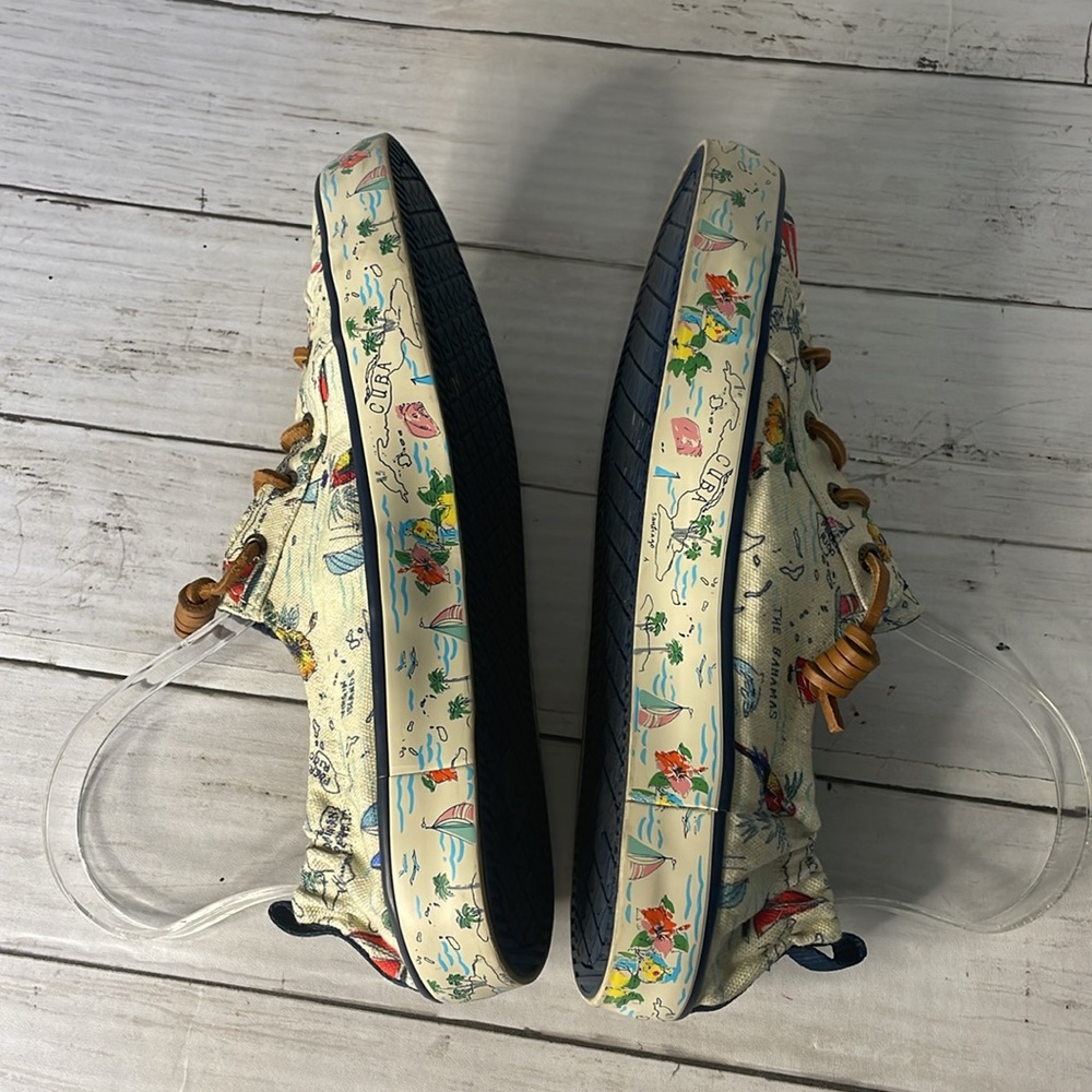 Sperry Women's Sneakers - Cream and Brown - Picture 4 of 14